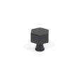 This is an image showing From The Anvil - Matt Black Kahlo Cabinet Knob - 25mm available from trade door handles, quick delivery and discounted prices