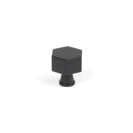 This is an image showing From The Anvil - Matt Black Kahlo Cabinet Knob - 25mm available from trade door handles, quick delivery and discounted prices