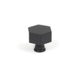 This is an image showing From The Anvil - Matt Black Kahlo Cabinet Knob - 32mm available from trade door handles, quick delivery and discounted prices