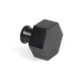 This is an image showing From The Anvil - Matt Black Kahlo Cabinet Knob - 38mm available from trade door handles, quick delivery and discounted prices