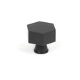 This is an image showing From The Anvil - Matt Black Kahlo Cabinet Knob - 38mm available from trade door handles, quick delivery and discounted prices