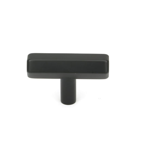 This is an image showing From The Anvil - Matt Black Kahlo T-Bar available from trade door handles, quick delivery and discounted prices