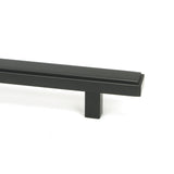 This is an image showing From The Anvil - Matt Black Scully Pull Handle - Small available from trade door handles, quick delivery and discounted prices