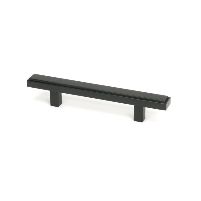 This is an image showing From The Anvil - Matt Black Scully Pull Handle - Small available from trade door handles, quick delivery and discounted prices