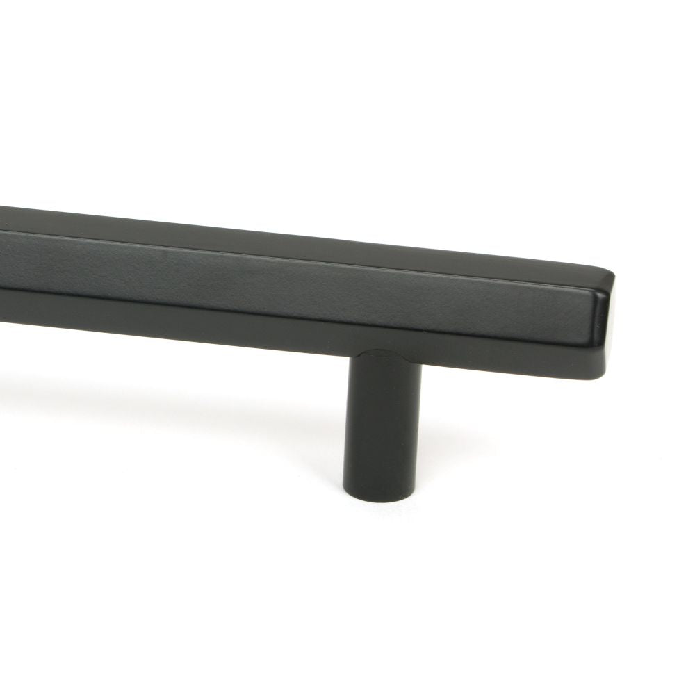 This is an image showing From The Anvil - Matt Black Kahlo Pull Handle - Medium available from trade door handles, quick delivery and discounted prices