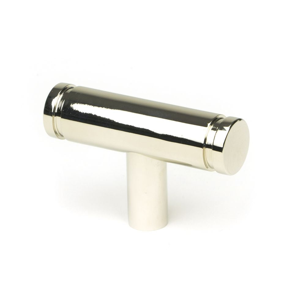 This is an image showing From The Anvil - Polished Nickel Kelso T-Bar available from trade door handles, quick delivery and discounted prices
