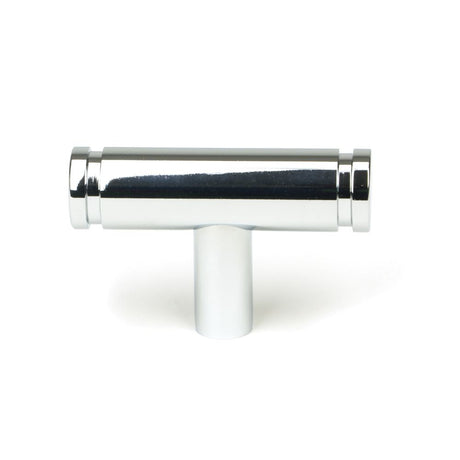 This is an image showing From The Anvil - Polished Chrome Kelso T-Bar available from trade door handles, quick delivery and discounted prices