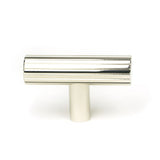 This is an image showing From The Anvil - Polished Nickel Judd T-Bar available from trade door handles, quick delivery and discounted prices