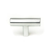 This is an image showing From The Anvil - Polished Chrome Judd T-Bar available from trade door handles, quick delivery and discounted prices