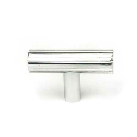 This is an image showing From The Anvil - Polished Chrome Judd T-Bar available from trade door handles, quick delivery and discounted prices