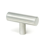 This is an image showing From The Anvil - Satin Chrome Judd T-Bar available from trade door handles, quick delivery and discounted prices