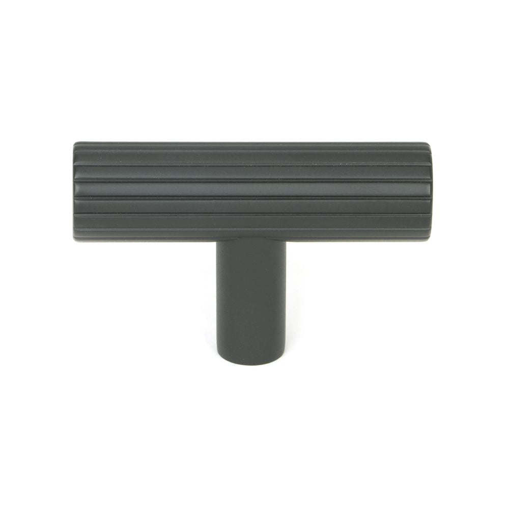 This is an image showing From The Anvil - Matt Black Judd T-Bar available from trade door handles, quick delivery and discounted prices