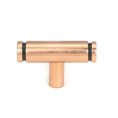 This is an image showing From The Anvil - Polished Bronze Kelso T-Bar available from trade door handles, quick delivery and discounted prices