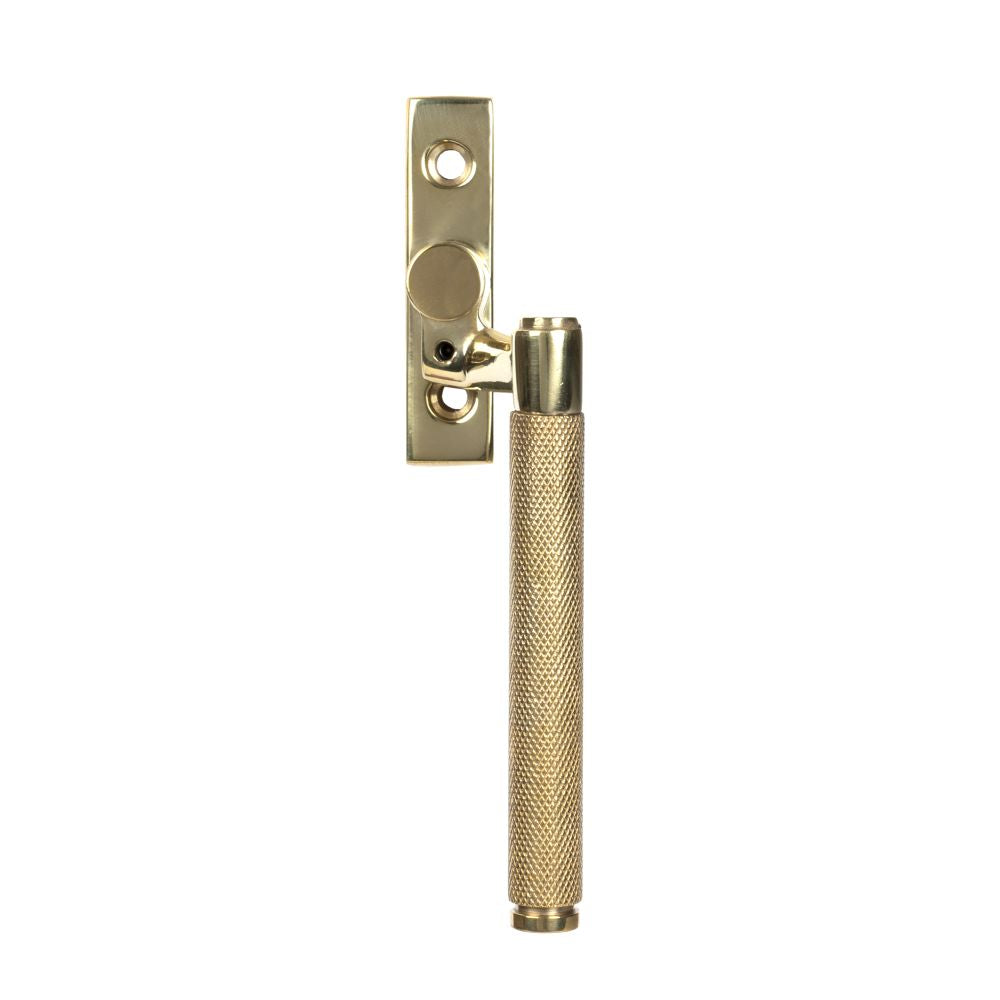 This is an image showing From The Anvil - Polished Brass Brompton Espag - RH available from trade door handles, quick delivery and discounted prices