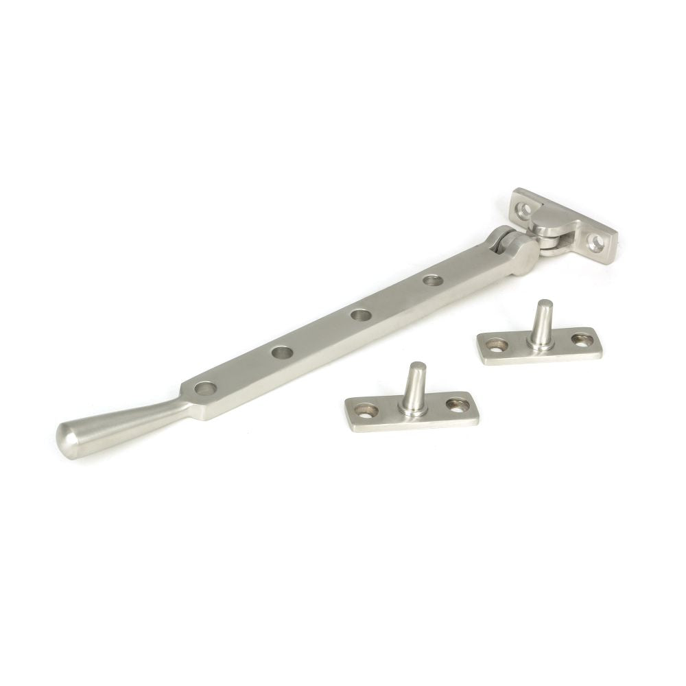 High quality image of From The Anvil - Satin Marine SS (316) 10" Newbury Stay | Sku. 50634 | Trade Door Handles, Kendal.