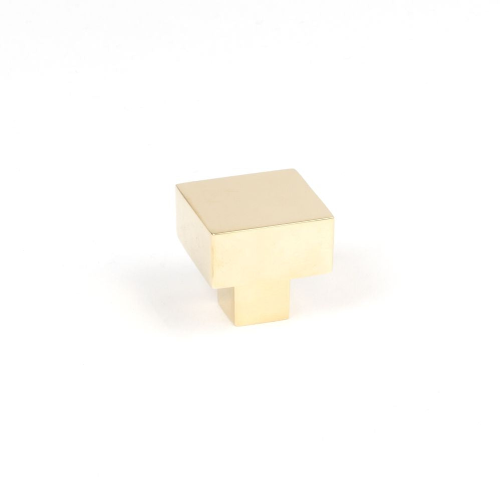High Quality image of From The Anvil - Polished Brass Albers Cabinet Knob - 25mm | 50667 | available to order from Trade Door Handles in Kendal.