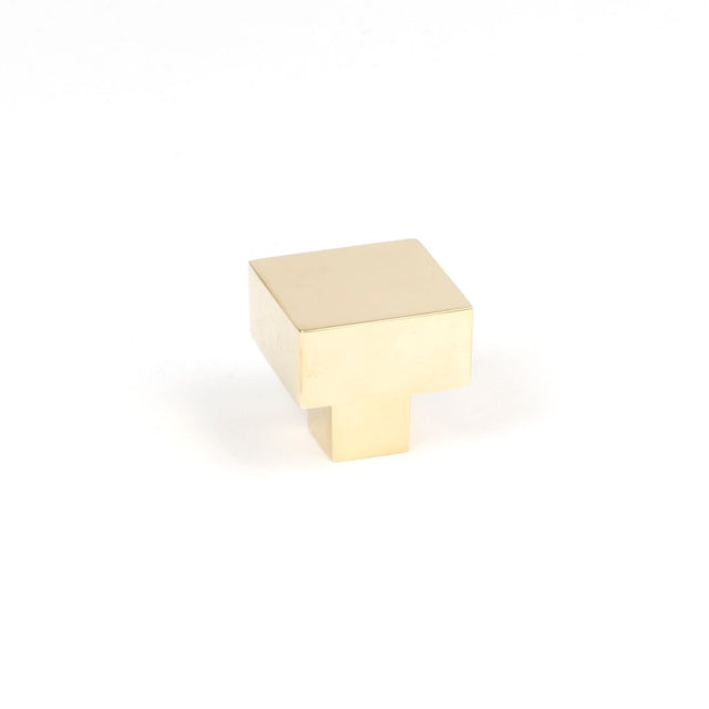 High Quality image of From The Anvil - Polished Brass Albers Cabinet Knob - 25mm | 50667 | available to order from Trade Door Handles in Kendal.