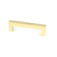 This is an image showing From The Anvil - Polished Brass Albers Pull Handle - Small available from trade door handles, quick delivery and discounted prices