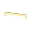 This is an image showing From The Anvil - Polished Brass Albers Pull Handle - Medium available from trade door handles, quick delivery and discounted prices