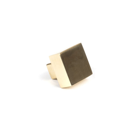 This is an image showing From The Anvil - Aged Brass Albers Cabinet Knob - 25mm available from trade door handles, quick delivery and discounted prices