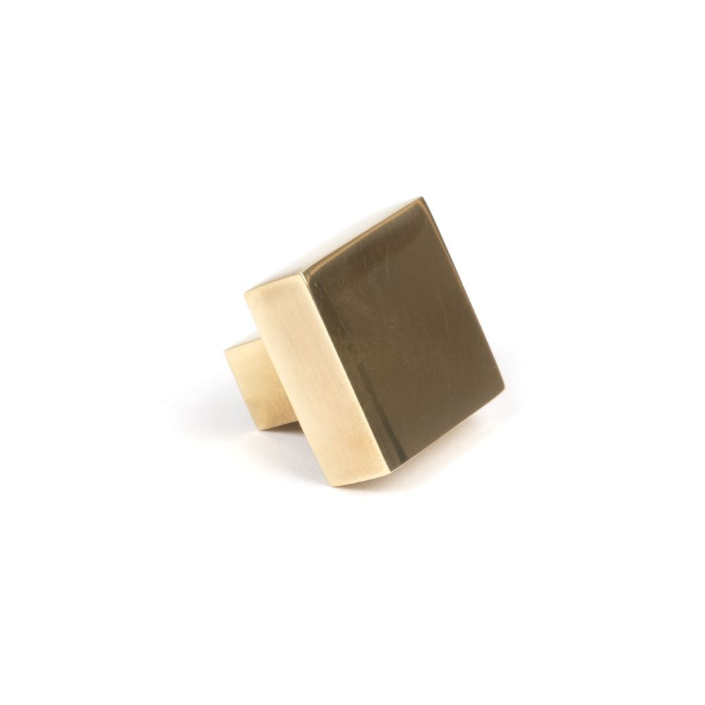 This is an image showing From The Anvil - Aged Brass Albers Cabinet Knob - 30mm available from trade door handles, quick delivery and discounted prices