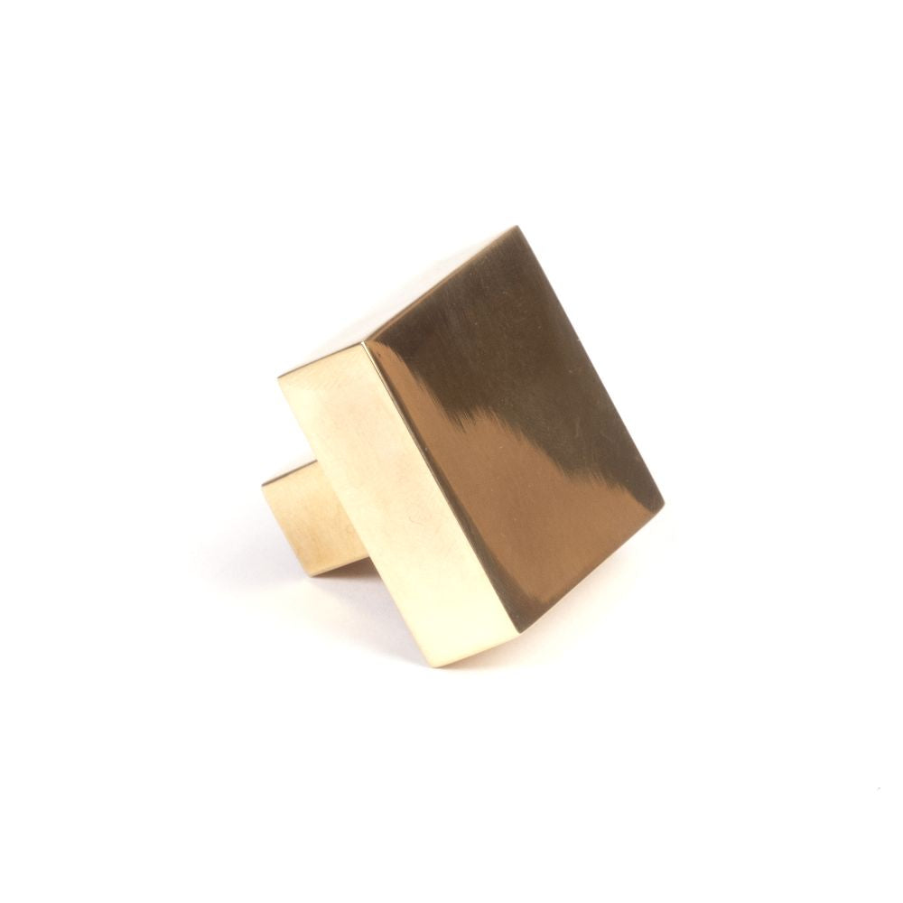 This is an image showing From The Anvil - Aged Brass Albers Cabinet Knob - 35mm available from trade door handles, quick delivery and discounted prices