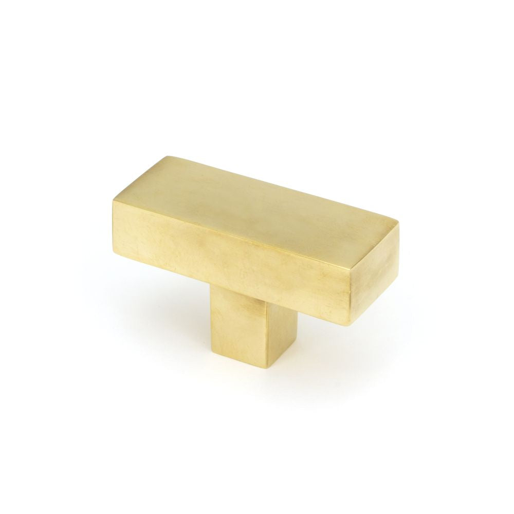 This is an image showing From The Anvil - Aged Brass Albers T-Bar available from trade door handles, quick delivery and discounted prices