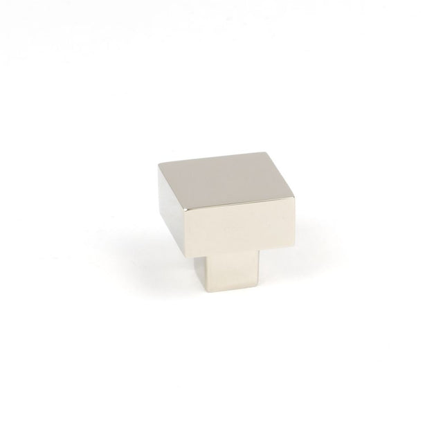 This is an image showing From The Anvil - Polished Nickel Albers Cabinet Knob - 25mm available from trade door handles, quick delivery and discounted prices