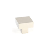 This is an image showing From The Anvil - Polished Nickel Albers Cabinet Knob - 30mm available from trade door handles, quick delivery and discounted prices