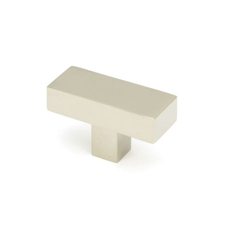 This is an image showing From The Anvil - Polished Nickel Albers T-Bar available from trade door handles, quick delivery and discounted prices