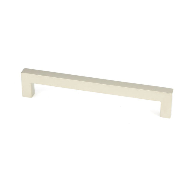 This is an image showing From The Anvil - Polished Nickel Albers Pull Handle - Medium available from trade door handles, quick delivery and discounted prices