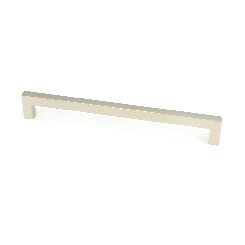 This is an image showing From The Anvil - Polished Nickel Albers Pull Handle - Large available from trade door handles, quick delivery and discounted prices