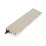 This is an image showing From The Anvil - Polished Nickel 200mm Plain Edge Pull available from trade door handles, quick delivery and discounted prices