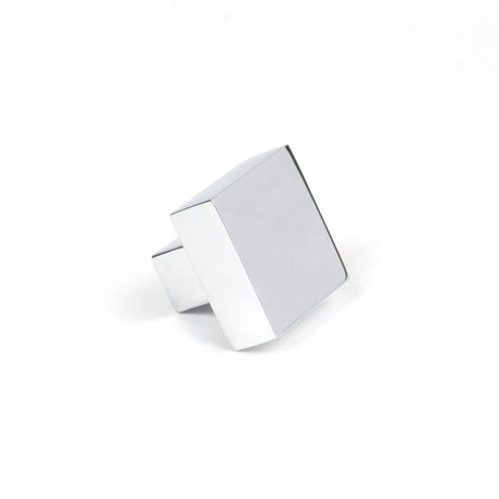 This is an image showing From The Anvil - Polished Chrome Albers Cabinet Knob - 30mm available from trade door handles, quick delivery and discounted prices