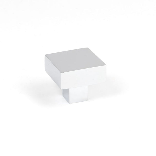 This is an image showing From The Anvil - Polished Chrome Albers Cabinet Knob - 30mm available from trade door handles, quick delivery and discounted prices