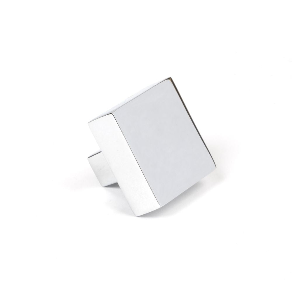 This is an image showing From The Anvil - Polished Chrome Albers Cabinet Knob - 35mm available from trade door handles, quick delivery and discounted prices