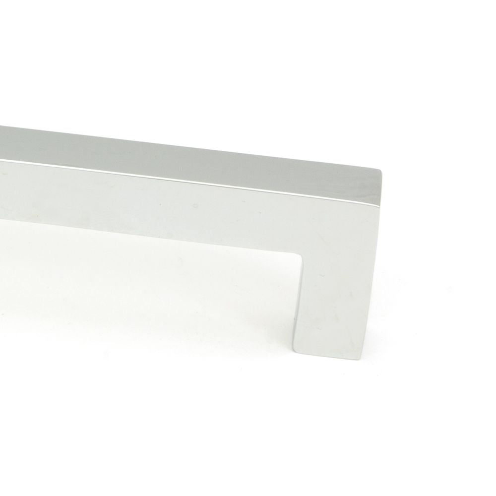 This is an image showing From The Anvil - Polished Chrome Albers Pull Handle - Small available from trade door handles, quick delivery and discounted prices