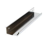 This is an image showing From The Anvil - Polished Chrome 200mm Moore Edge Pull available from trade door handles, quick delivery and discounted prices