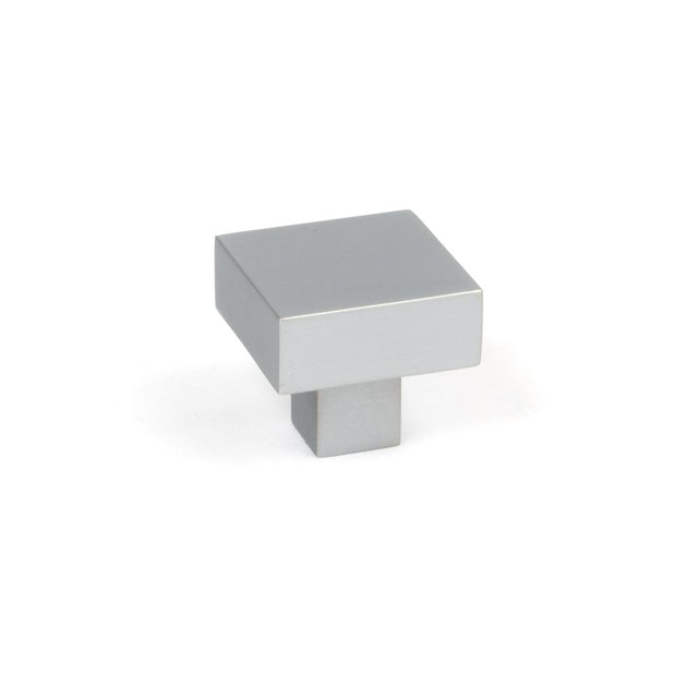 This is an image showing From The Anvil - Satin Chrome Albers Cabinet Knob - 30mm available from trade door handles, quick delivery and discounted prices