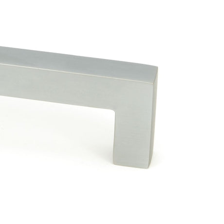 This is an image showing From The Anvil - Satin Chrome Albers Pull Handle - Medium available from trade door handles, quick delivery and discounted prices