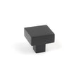 This is an image showing From The Anvil - Matt Black Albers Cabinet Knob - 30mm available from trade door handles, quick delivery and discounted prices