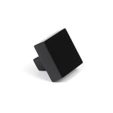 This is an image showing From The Anvil - Matt Black Albers Cabinet Knob - 35mm available from trade door handles, quick delivery and discounted prices