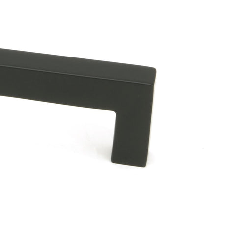 This is an image showing From The Anvil - Matt Black Albers Pull Handle - Small available from trade door handles, quick delivery and discounted prices