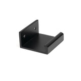 This is an image showing From The Anvil - Matt Black 50mm Plain Edge Pull available from trade door handles, quick delivery and discounted prices