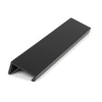 High Quality image of From The Anvil - Matt Black 200mm Plain Edge Pull | 50741 | available to order from Trade Door Handles in Kendal.