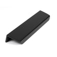 High quality image of From The Anvil - Matt Black 200mm Moore Edge Pull | Sku. 50744 | Trade Door Handles, Kendal.