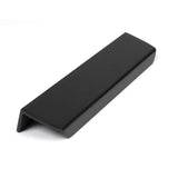 High quality image of From The Anvil - Matt Black 200mm Moore Edge Pull | Sku. 50744 | Trade Door Handles, Kendal.