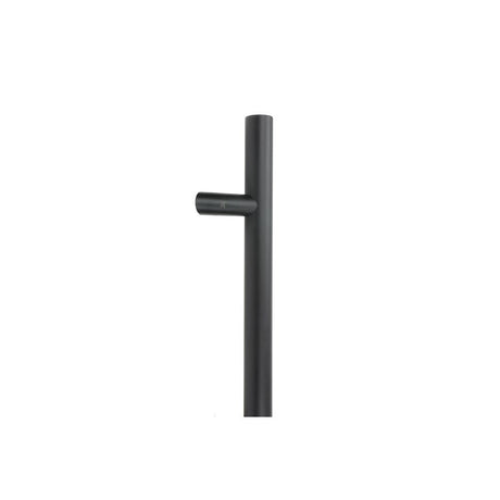 This is an image showing From The Anvil - Matt Black (316) 0.6m Offset T Bar Handle Bolt Fix 32mm Ã˜ available from trade door handles, quick delivery and discounted prices