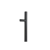 This is an image showing From The Anvil - Matt Black (316) 1.8m Offset T Bar Handle Bolt Fix 32mm Ã˜ available from trade door handles, quick delivery and discounted prices