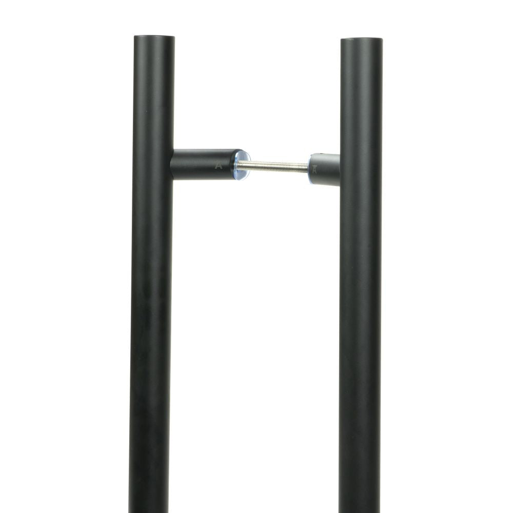 High Quality image of From The Anvil - Matt Black (316) 1.8m Offset T Bar Handle B2B 32mm Ø | 50799 | available to order from Trade Door Handles in Kendal.